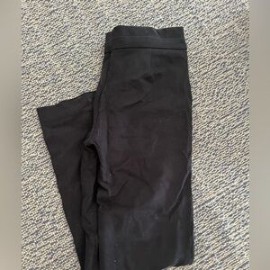 Ann Klein pull-on high waist flare rise navy